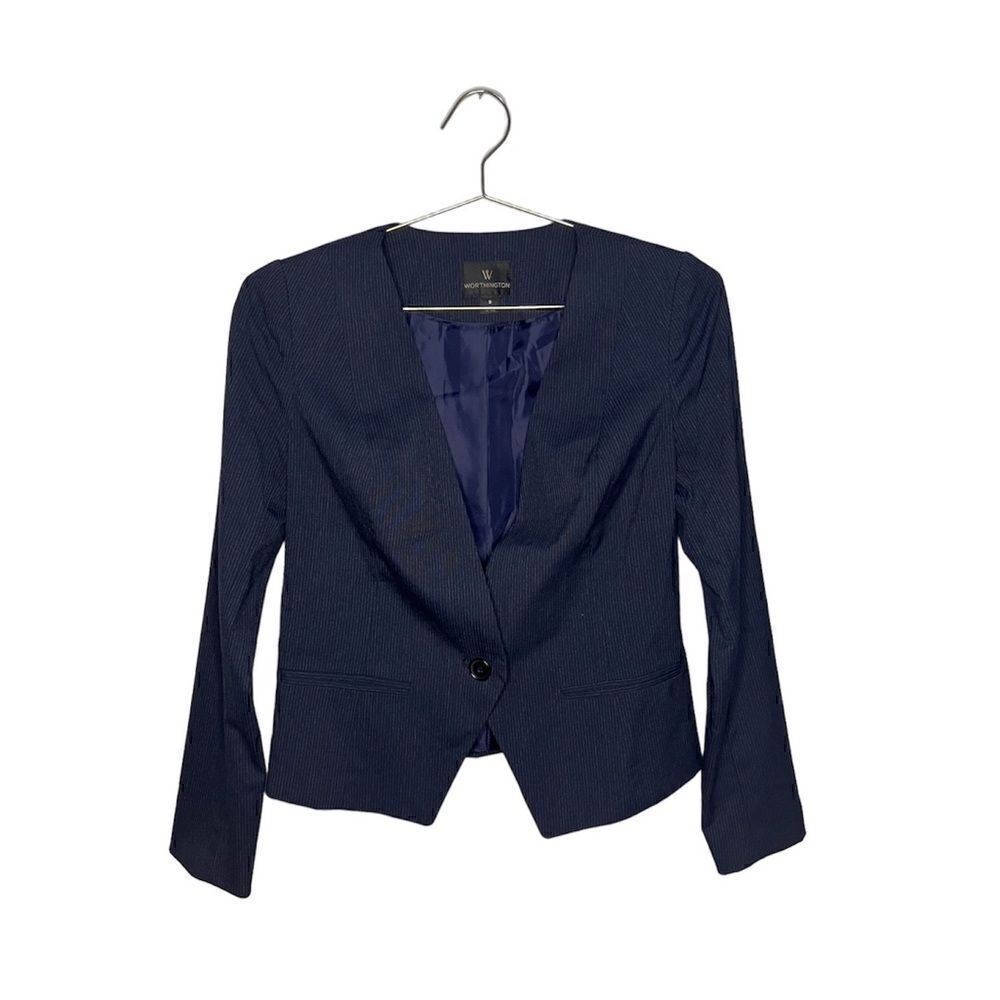 Worthington Pinstripe Blazer  